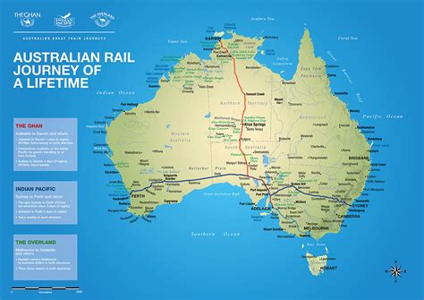 Australian Trains Map