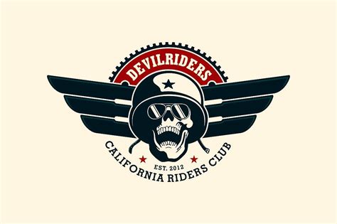 6+ Beautiful Motorcycle Club Logo Design – Repli Counts Template ...