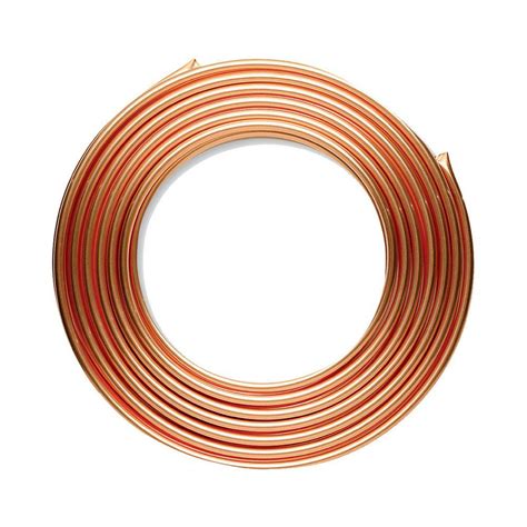 Everbilt 3/8 in. x 10 ft. Type L Soft Copper Coil Tubing-3/8 L 10RE ...