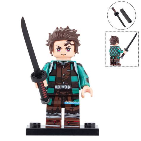 Tanjiro Kamado Demon Slayer Kimetsu no Yaiba Lego Compatible Minifigure Bricks - Building Toy ...