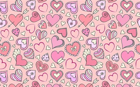 Retro pink background with hearts, pink texture with hearts, love ...