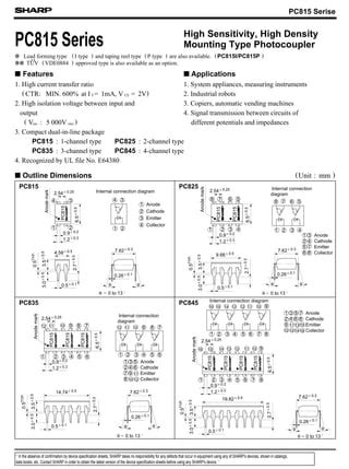 Original Opto PC815 LTV815 V815 815 DIP-4 New | PDF