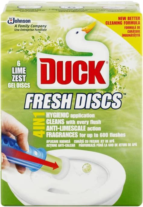 Toilet Duck Fresh Gel Discs Lime Zest, 6 Discs – BigaMart