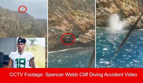 Spencer Webb Cliff Diving Accident Video :CCTV Footage - 24Update Net