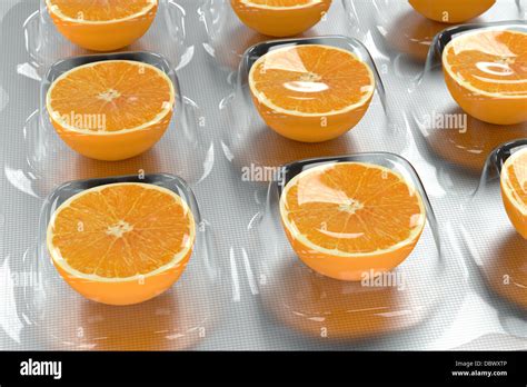 Vitamin C - Orange Stock Photo - Alamy