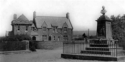 Tour Scotland: Old Photograph Joseph Thomson Monument Thornhill Scotland