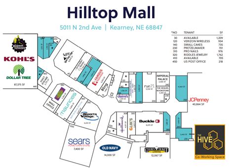 Hilltop Mall - store list, hours, (location: Kearney, Nebraska) | Malls ...