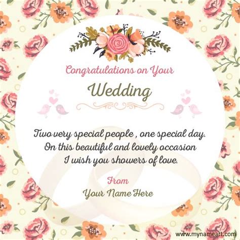 Make Wedding Congratulations Wishes Quotes Card | wishes greeting card | Wedding congratulations ...