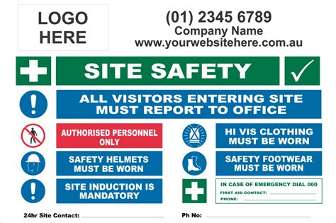 Construction Site Sign - National Safety Signs