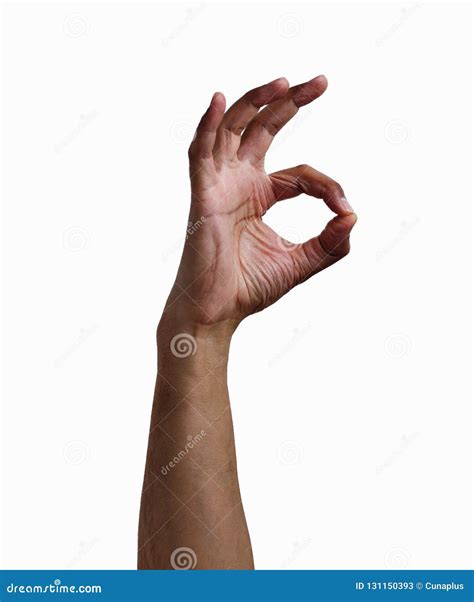 Ok Gesture As a Hand Symbol Stock Image - Image of good, gesturing ...