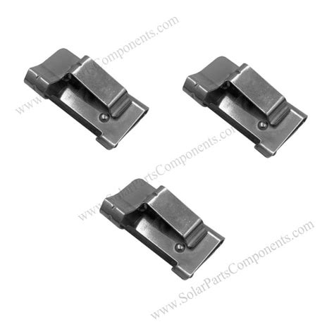 2 Wire 90° PV clips, 304 Stainless Steel, SPC-PV-CC10