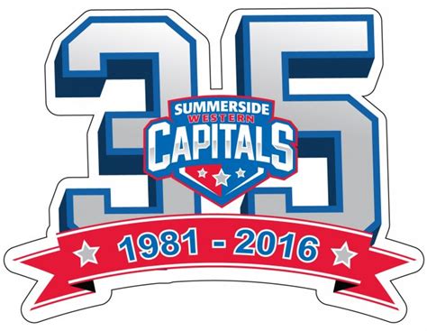 Summerside Western Capitals Anniversary Logo - Maritime Junior A Hockey League (MHL) - Chris ...