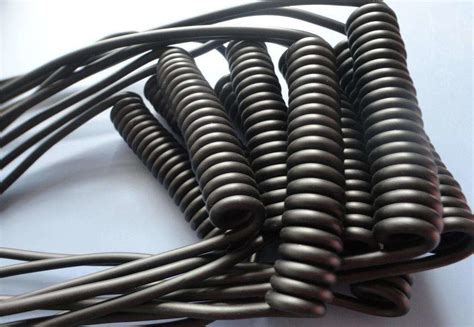 Kabel Power Spiral yang Dapat Ditarik, 2 Kabel Listrik Inti Melingkar ...