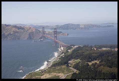 Photograph by Philip Greenspun: golden-gate-bridge-aerial-1