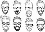Black Men Sideburns Drawing Illustrations Royalty Free Vector Graphics  sketch template