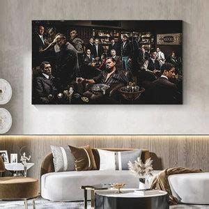 Famous Gangsters Canvas Wall Art Gangsters Canvas Print Home Decor ...