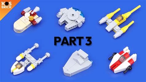 Lego Star Wars Ships Mini Vehicles - Part 3 (Tutorial) - YouTube