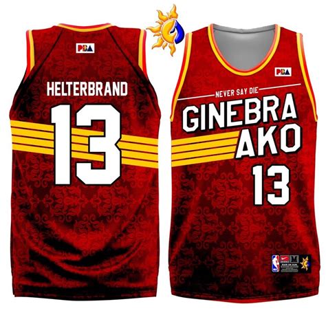 Pba Jersey Basketball Jersey Customized Name and Number Full ...