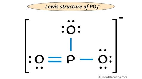 Lewis Structure of PO3- (With 6 Simple Steps to Draw!)