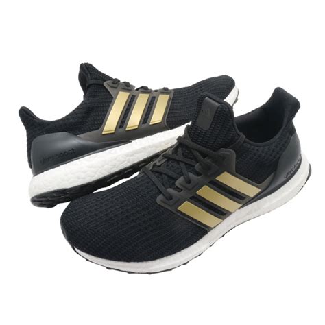 BUY Adidas Ultra Boost 4.0 DNA Core Black Gold Metallic Footwear White ...