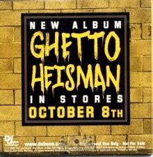 WC - Ghetto Heisman (Album Advance): Promo. CD | Rap Music Guide