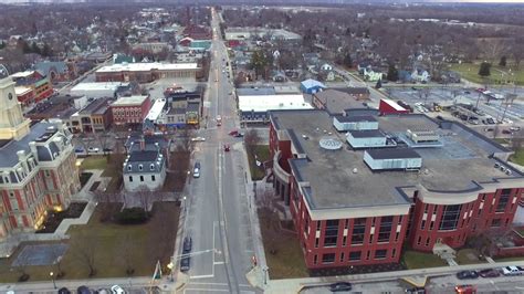 Downtown Noblesville Indiana Drone Footage - YouTube