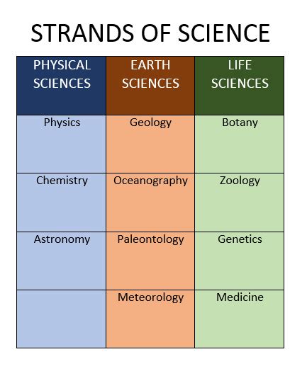 Main Branches Of Earth Science