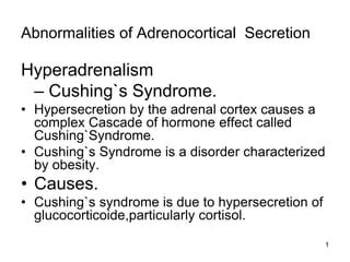 Abnormalities of Adrenocortical.ppt