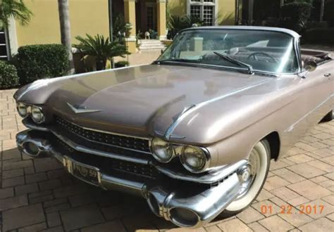 1959 Cadillac DeVille Convertible - Pink - Very Good Condition for sale: photos, technical ...