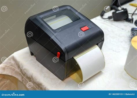 Small Barcode Label Printer Royalty-Free Stock Image | CartoonDealer.com #151516630