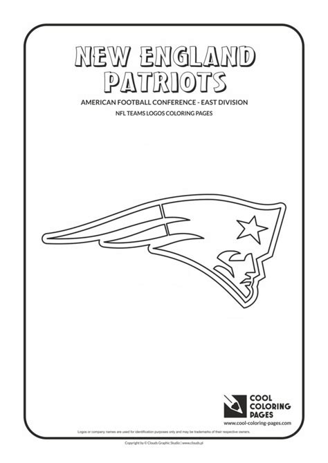 Cool Coloring Pages New England Patriots - NFL American football teams ...