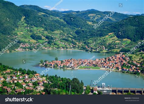 Beautiful Lake Peninsula Divic Zvornik Bosnia Stock Photo 378984646 ...