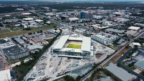 Austin FC stadium takes shape with pitch installation and raised roof