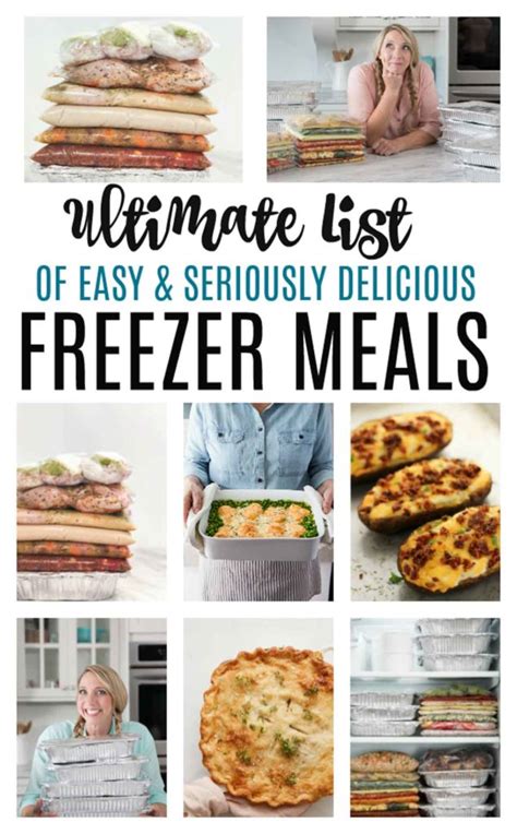 Make Ahead Freezer Meals for a month