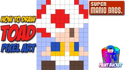 How to Draw Toad from Super Mario Bros - YouTube