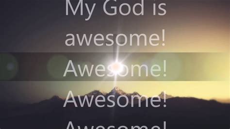 My God is Awesome - Lyric video - YouTube