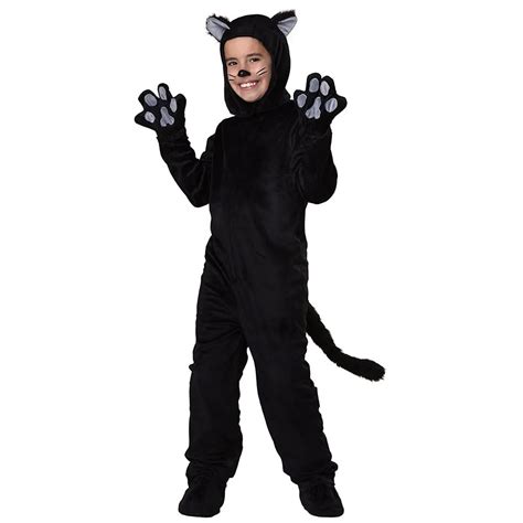 Halloween Adult kids Boy animals Black Cat Noir Cosplay clothes Stage Amphibian costume child ...