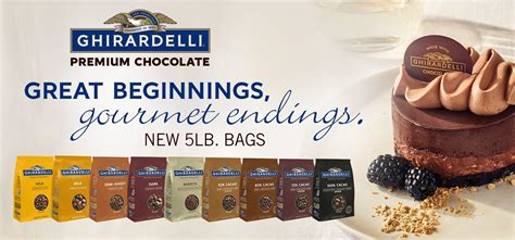 Premium Chocolate 5lb Bags | Ghirardelli