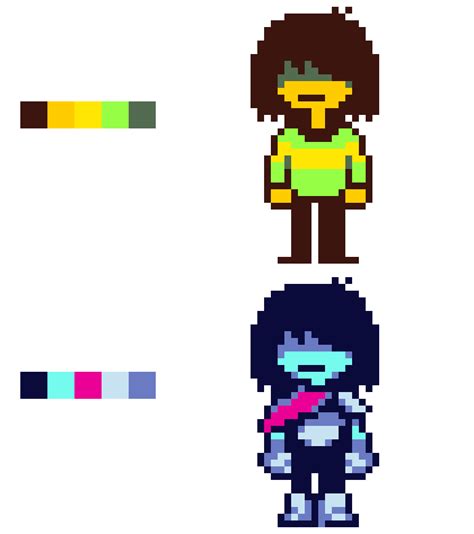 Kris Deltarune (Updated) | Pixel Art Maker