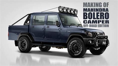 Mahindra Bolero Camper Off-Road Edition Rendering - Making Video | SRK D... | Camper, Bolero ...