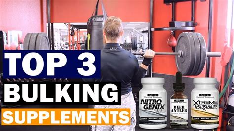 Top 3 Bulking Supplements - Bodybuilding Supplements For Men - YouTube