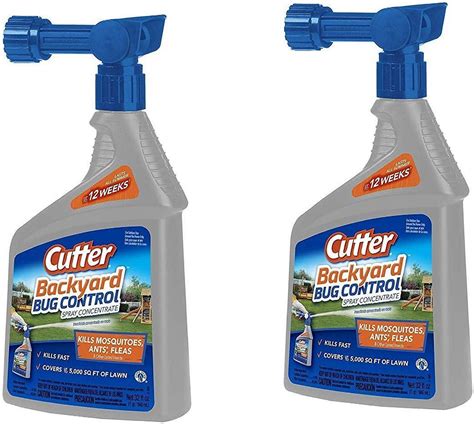 Cutter Backyard Mosquito Control Spray, Outdoor Lawn Repellent, Hose ...