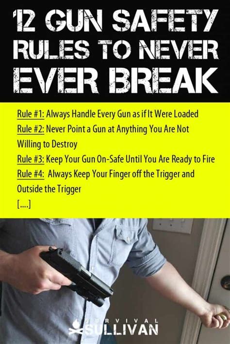 12 Gun Safety Rules to Never-Ever Break