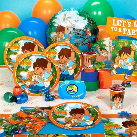 Diego Party | Halloween themed birthday party, Kids party themes, Birthday party supplies