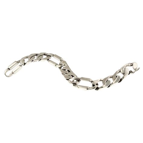 Tiffany Sterling Silver Men's Bracelet, Made in Italy at 1stDibs | tiffany mens bracelets, mens ...