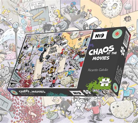 Amazon.com: Chaos at The Movies 1000 Piece Jigsaw Puzzles : Toys & Games