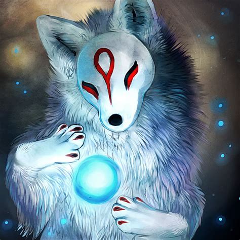 Folklore Tidbits-The Kitsune (Japanese Fox Spirit) | Fox artwork, Kitsune fox, Fox spirit