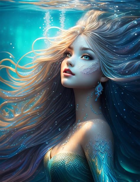 ArtStation - AI Generate Art - Mermaid