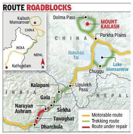 KAILASH – MANSAROVAR YATRA ROUTE FROM COMPLETED - Legacy IAS Academy