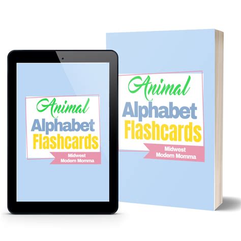 Animal Alphabet Printable Flashcards Printable Homeschool | Etsy